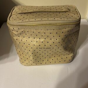 Kate Spade Tan and Black Dot Lunch Bag